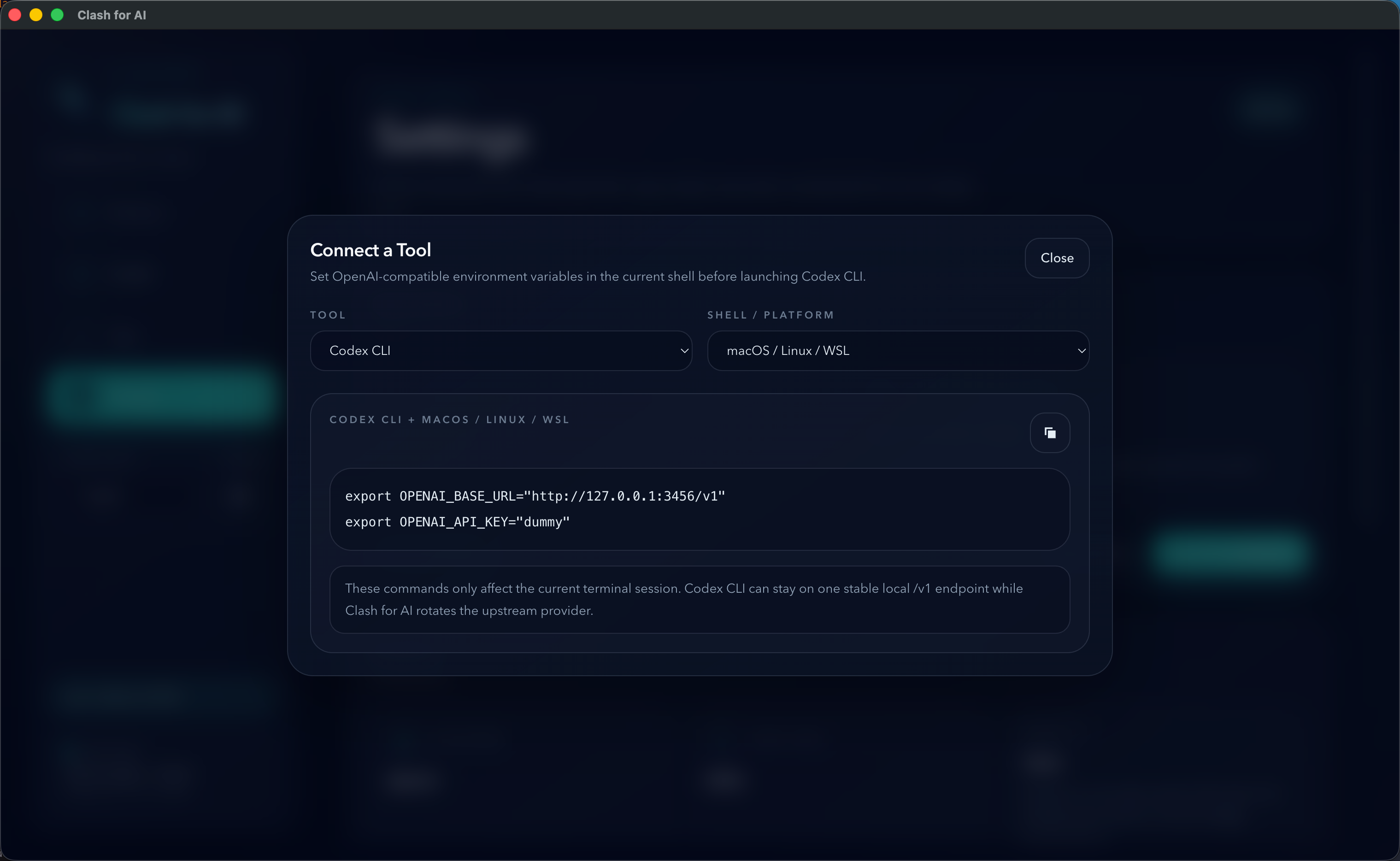 Relay Switch tool integration setup
